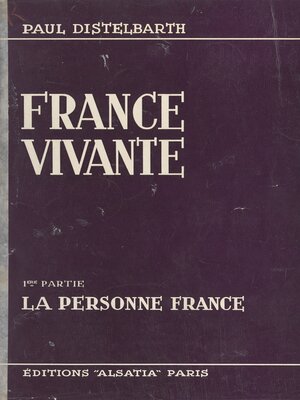cover image of France vivante (1)